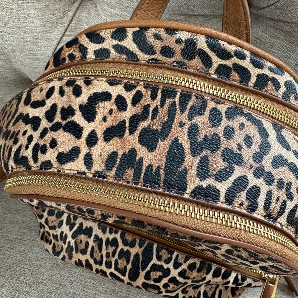 Leopard Print Mini Backpack - Picture 13 of 13